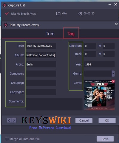 TunesKit Audio Converter 3.5.0.54 Crack + Serial Key